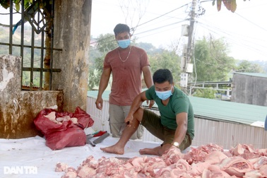 Huyện miền núi chi 1 tỷ đồng mua heo, mổ thịt tặng người khó khăn