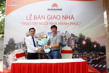 Đất Xanh Đông Nam Bộ tiếp tục bàn giao nhà phố Sunshine Residence theo đúng tiến độ cam kết
