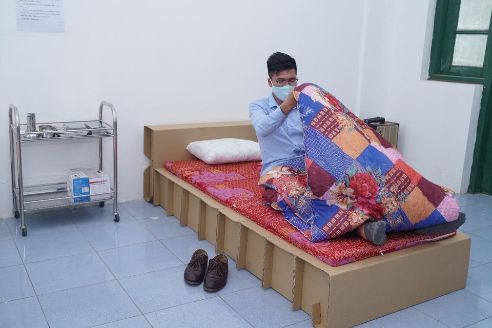 Giường giấy SCGP được sử dụng tại các bệnh viện dã chiến ở Hải Dương - 2 Giường giấy SCGP được sử dụng tại các bệnh viện dã chiến ở Hải Dương - 2