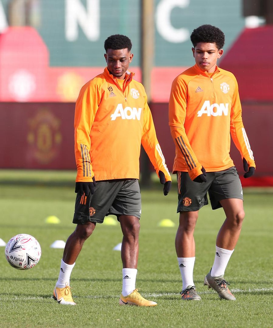 Thần đồng 17 tuổi lên tập cùng đội hình chính của Man Utd - 2 Thần đồng 17 tuổi lên tập cùng đội hình chính của Man Utd - 2