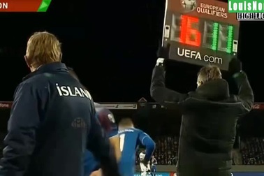 Giroud ghi bàn từ chấm phạt đền giúp Pháp vượt ải Iceland