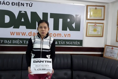 Hơn 71 triệu đồng đến với gia đình cháu bé bị não úng thủy