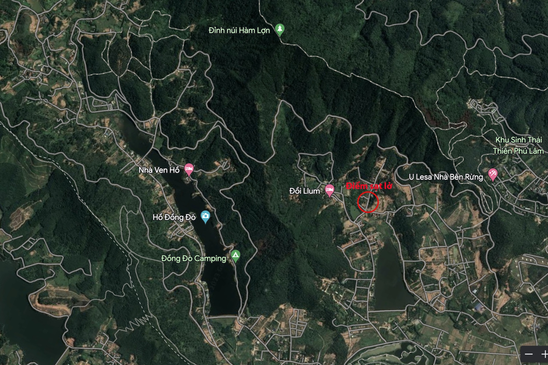 Homestay vây kín hồ Đồng Đò, nhiều dấu hiệu sạt lở đường ven bờ sau mưa - 2 Homestay vây kín hồ Đồng Đò, nhiều dấu hiệu sạt lở đường ven bờ sau mưa - 2