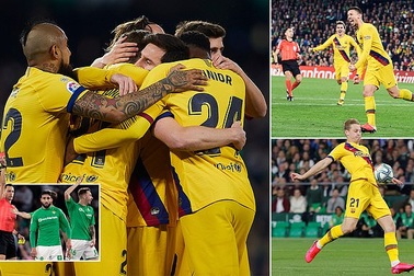 Betis 2-3 Barcelona: Chiến thắng nghẹt thở