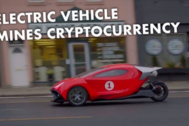 Độc đáo chiếc xe có khả năng đào tiền ảo