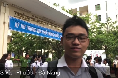 Thí sinh Đà Nẵng nhận định đề Ngoại ngữ tương đối khó