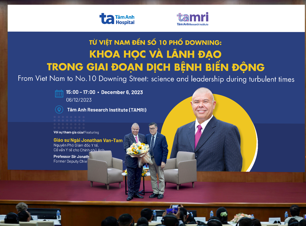 Giáo sư, Hiệp sĩ Anh gốc Việt trao đổi với 300 nhà khoa học Việt Nam - 1 Giáo sư, Hiệp sĩ Anh gốc Việt trao đổi với 300 nhà khoa học Việt Nam - 1