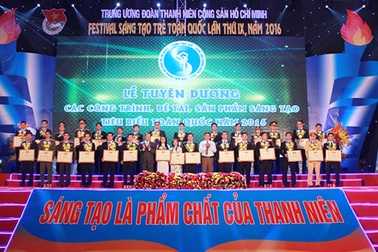 Tuyên dương 34 công trình, sản phẩm sáng tạo trẻ tiêu biểu toàn quốc