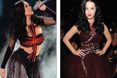 Katy Perry liên tục thay 4 chiếc váy gợi cảm