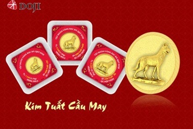 Nở rộ xu hướng lì xì bằng vàng dịp Tết 2018