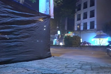 Dựng lán trông đào, bưởi dịp giáp Tết