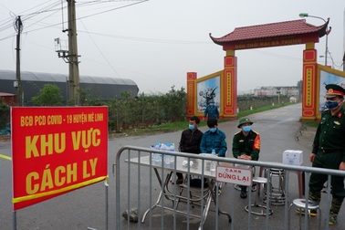 Thêm ca mắc Covid-19 tại ổ dịch Hạ Lôi, Mê Linh