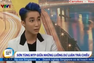 Sơn Tùng MTP trên VTV1 trong chương trình Cuộc sống thường ngày 9/8/2015