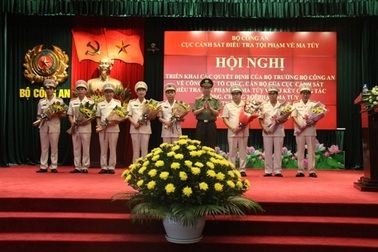 Cục Cảnh sát điều tra tội phạm về ma tuý có 8 Cục phó