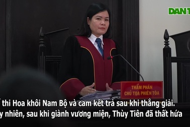 Phiên xét xử tranh chấp hợp đồng vay tài sản liên quan Hoa hậu Thùy Tiên