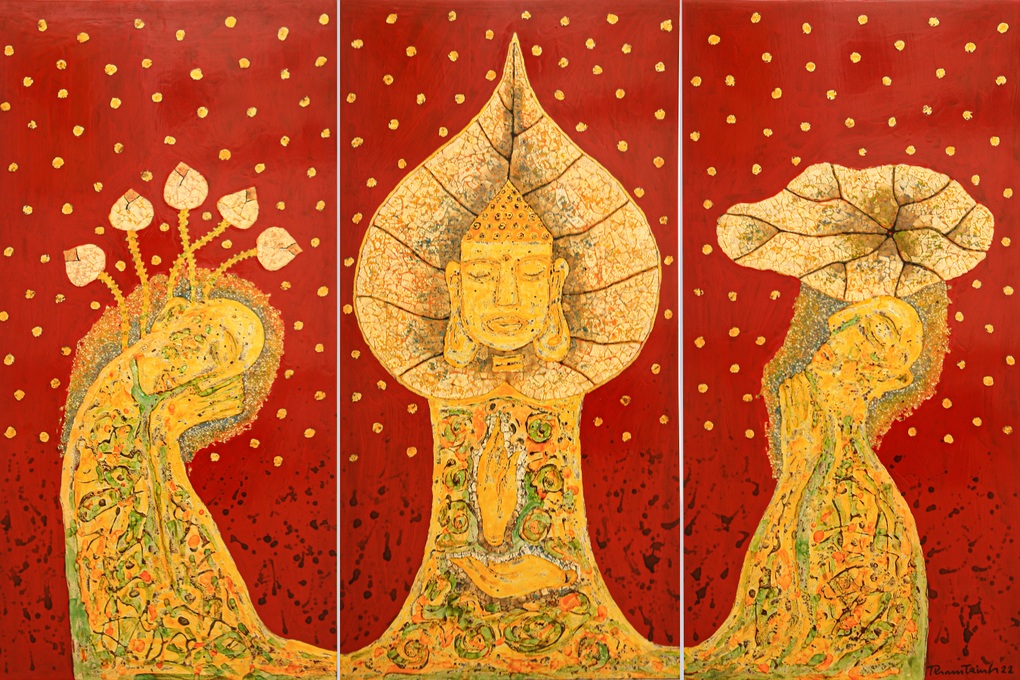 Tranh sơn mài sáng tác độc bản Đông Phương Art: Tinh hoa Việt vượt thời gian - 1 Tranh sơn mài sáng tác độc bản Đông Phương Art: Tinh hoa Việt vượt thời gian - 1