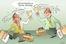 “Ông ngoại “quại” ông nội” và xử lý… cái ly say rượu!