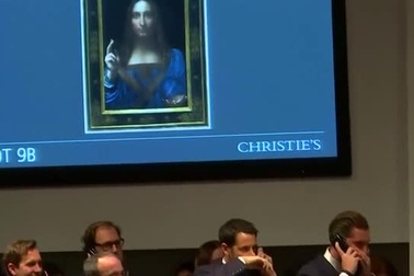 Bức "Salvator Mundi" của danh họa Leonardo da Vinci xác lập kỷ lục về giá