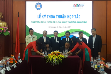 VTVcab ký thoả thuận hợp tác chiến lược với Trường Đại học Thương mại