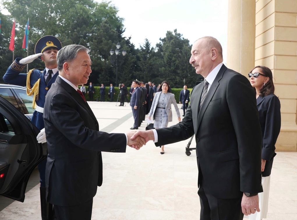 Lễ đón Tổng Bí thư Tô Lâm thăm cấp Nhà nước tới Azerbaijan - 1 Lễ đón Tổng Bí thư Tô Lâm thăm cấp Nhà nước tới Azerbaijan