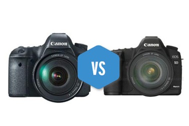 Lựa chọn máy ảnh Canon 6D hay 5D Mark II?