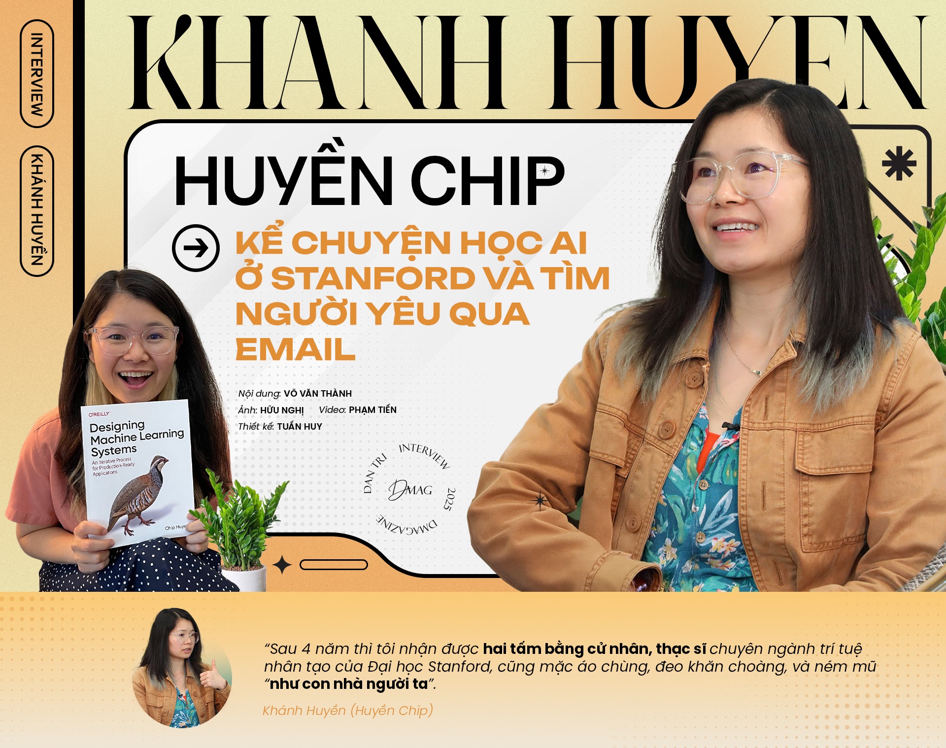 Huyền Chip kể chuyện học AI ở Stanford và tìm người yêu qua email