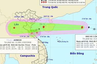 Công điện "hỏa tốc" ứng phó với bão số 3