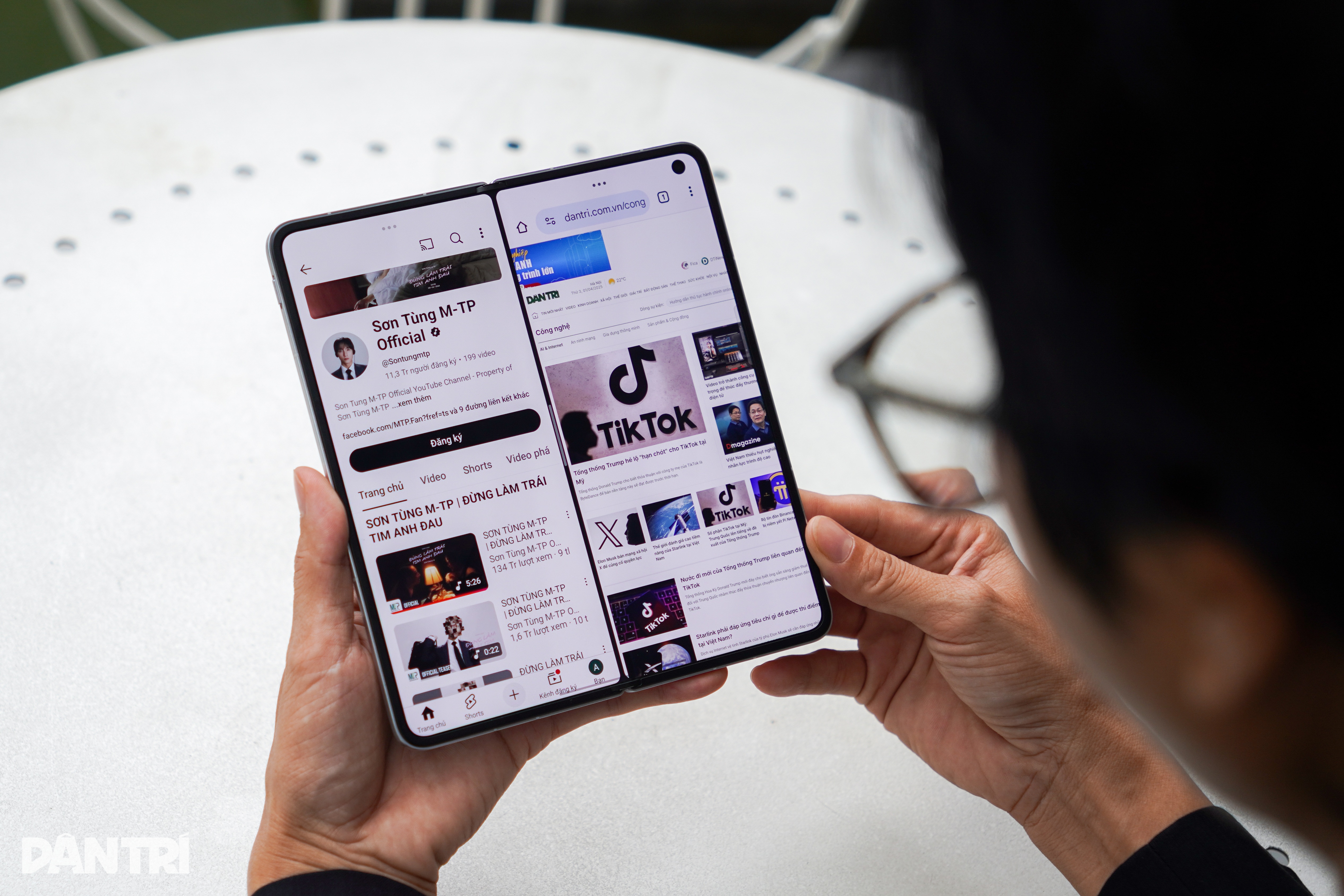 View - OPPO Find N5: Thiết bị tái định nghĩa điện thoại màn hình gập | Báo Dân trí