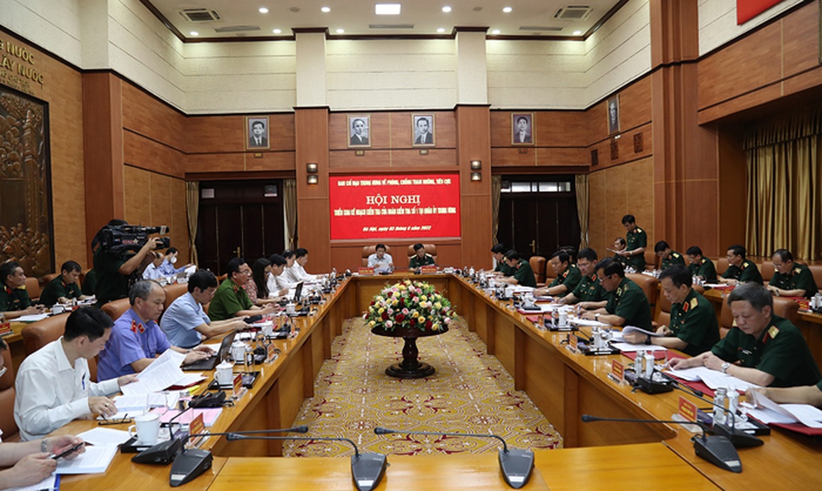 Kiểm tra công tác phòng, chống tham nhũng tại Quân ủy Trung ương - 1 Kiểm tra công tác phòng, chống tham nhũng tại Quân ủy Trung ương - 1