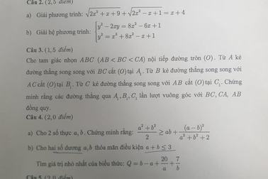 Đề thi chuyên Toán của TP.HCM không quá khó, ổn định về cấu trúc