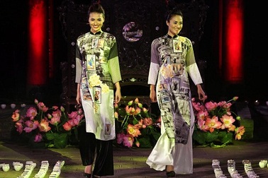 “Áo dài của chúng ta” bừng sáng Khuê Văn Các