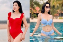 Vẻ đẹp nóng bỏng của "nữ hoàng ảnh lịch bikini" Trịnh Kim Chi