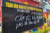 Thông báo “bắt giữ người đổ rác” được xoá bỏ sau phản ánh của báo Dân trí