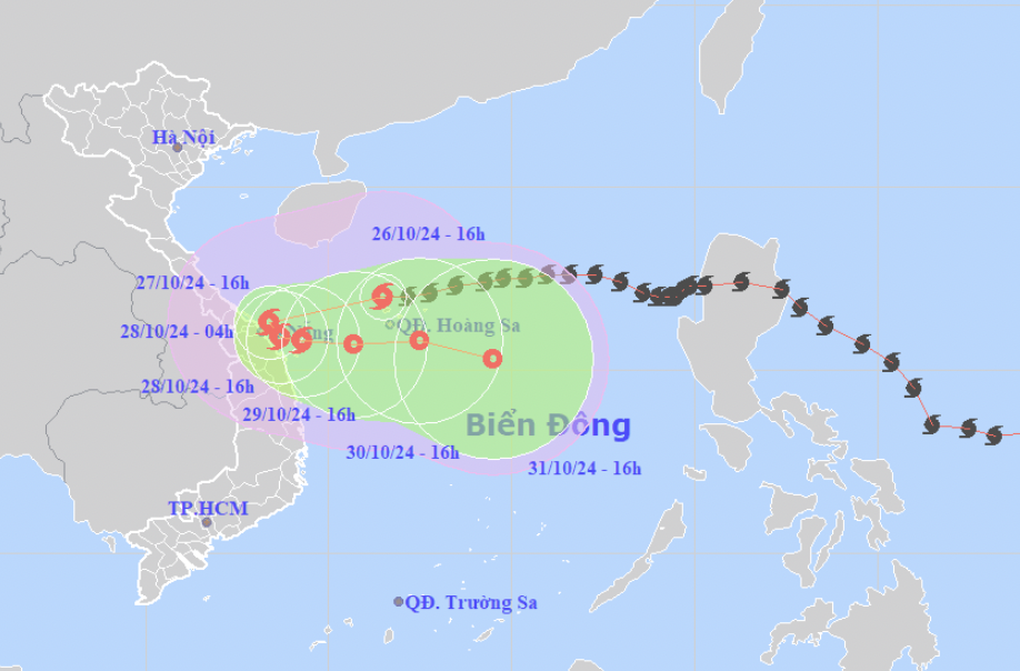 Bão Trà Mi tiến gần bờ, miền Trung có nơi mưa rất to - 1 Bão Trà Mi tiến gần bờ, miền Trung có nơi mưa rất to - 1