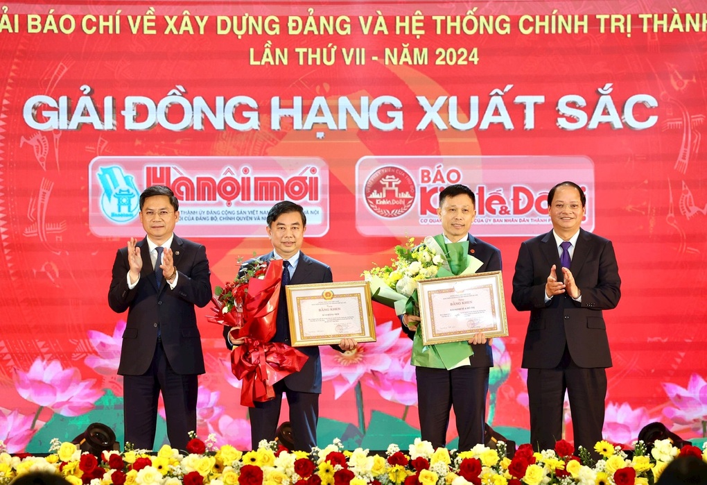 Hà Nội trao giải báo chí về xây dựng Đảng - 1 Hà Nội trao giải báo chí về xây dựng Đảng - 1