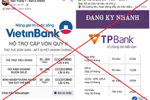 Vạch trần thủ đoạn mạo danh ngân hàng cho vay lãi suất thấp