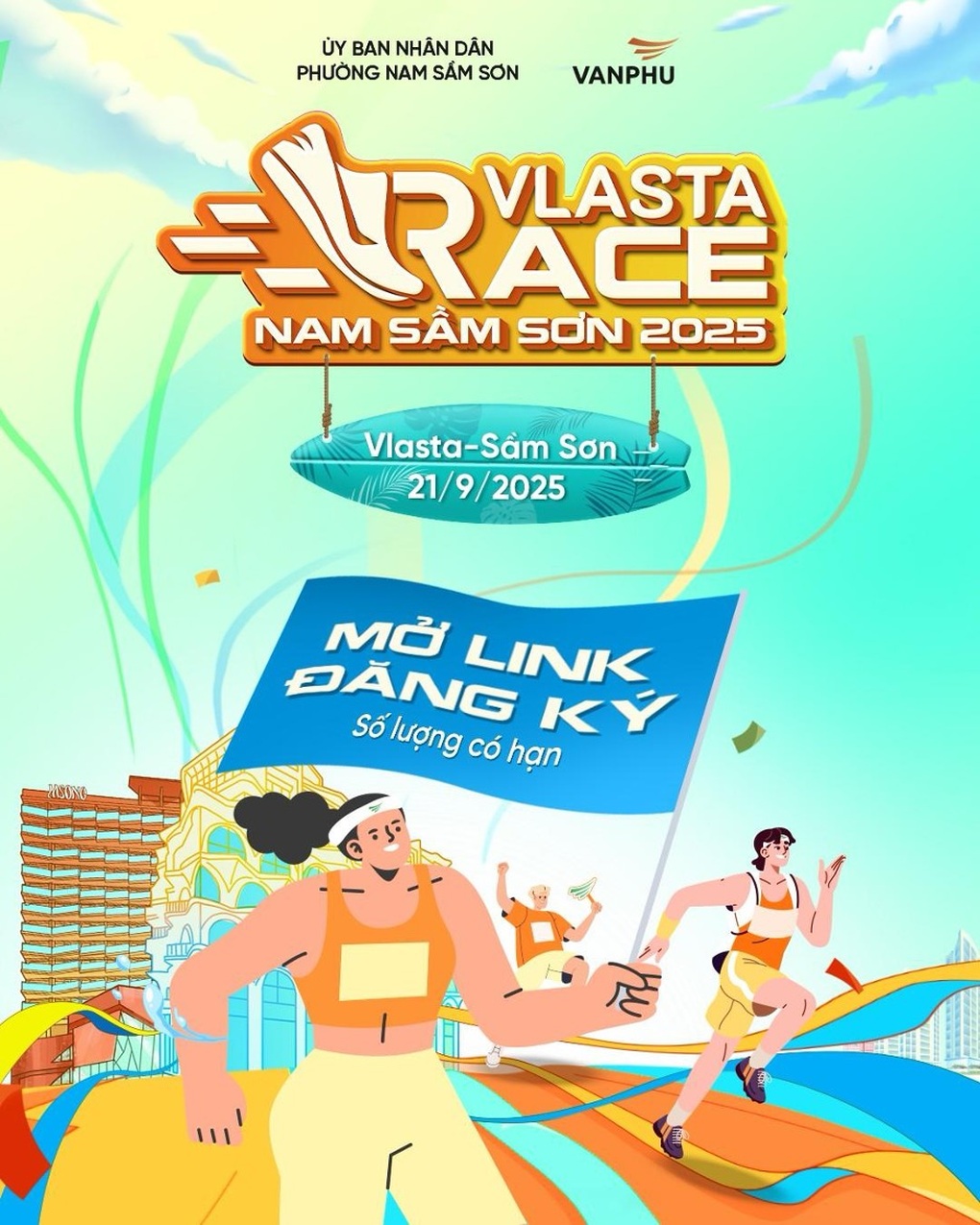 Vlasta Race Nam Sầm Sơn 2025 - Giải chạy tiên phong tại Sầm Sơn: Lời mời gọi từ biển xanh - 1 Vlasta Race Nam Sầm Sơn 2025 - Giải chạy tiên phong tại Sầm Sơn: Lời mời gọi từ biển xanh - 1