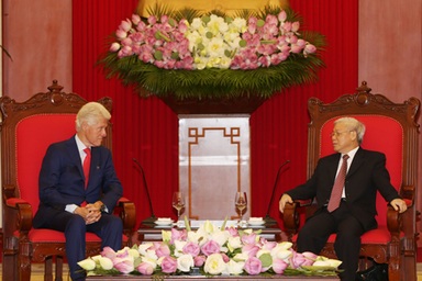 Nguyên Tổng thống Bill Clinton: Hoa Kỳ ủng hộ Việt Nam trên nhiều lĩnh vực
