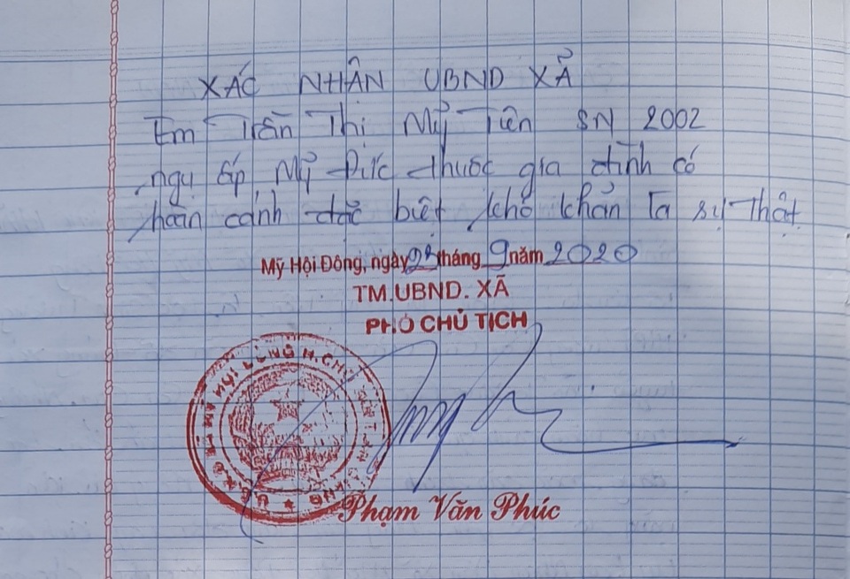 Nữ sinh mồ côi mẹ trước nguy cơ dừng bước ở ngưỡng cửa đại học - 7 Nữ sinh mồ côi mẹ trước nguy cơ dừng bước ở ngưỡng cửa đại học - 7
