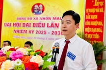 Đại hội Đảng bộ ở xã vừa liên tiếp trải qua thiên tai