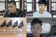 Năm đối tượng mang 4 khẩu súng đi cướp 8 tỷ đồng