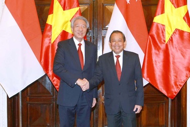 Việt Nam, Singapore nhất trí thúc đẩy đoàn kết ASEAN