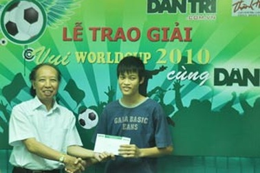 Trao thưởng chương trình “Vui World Cup cùng Dân trí” (đợt 1)