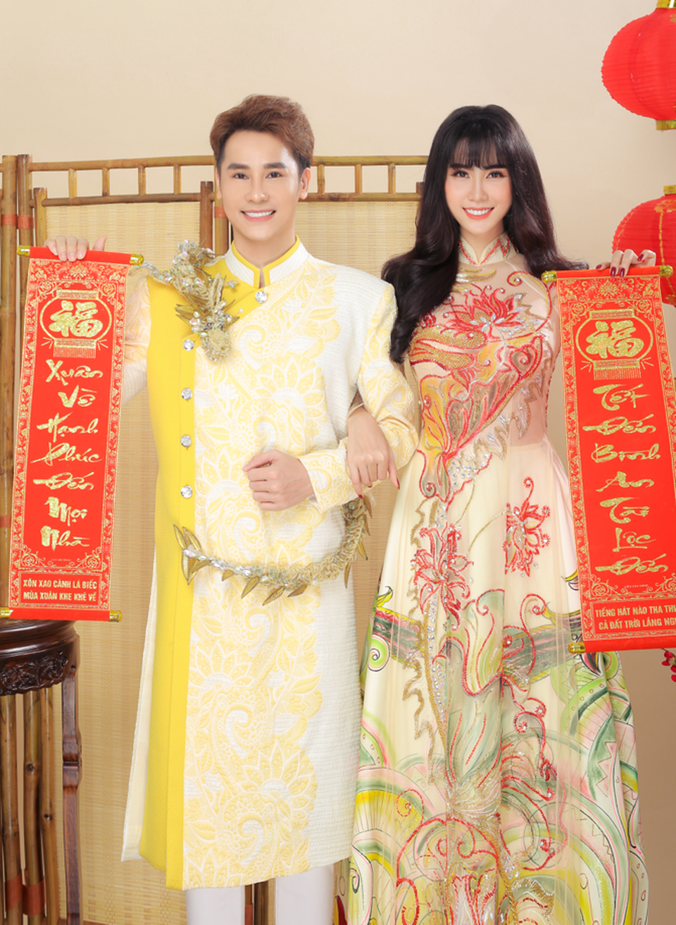 Ca sĩ Chu Bin xuất hiện tình tứ cùng Hoàng Hạnh trong MV đón xuân - 2 Ca sĩ Chu Bin xuất hiện tình tứ cùng Hoàng Hạnh trong MV đón xuân - 2