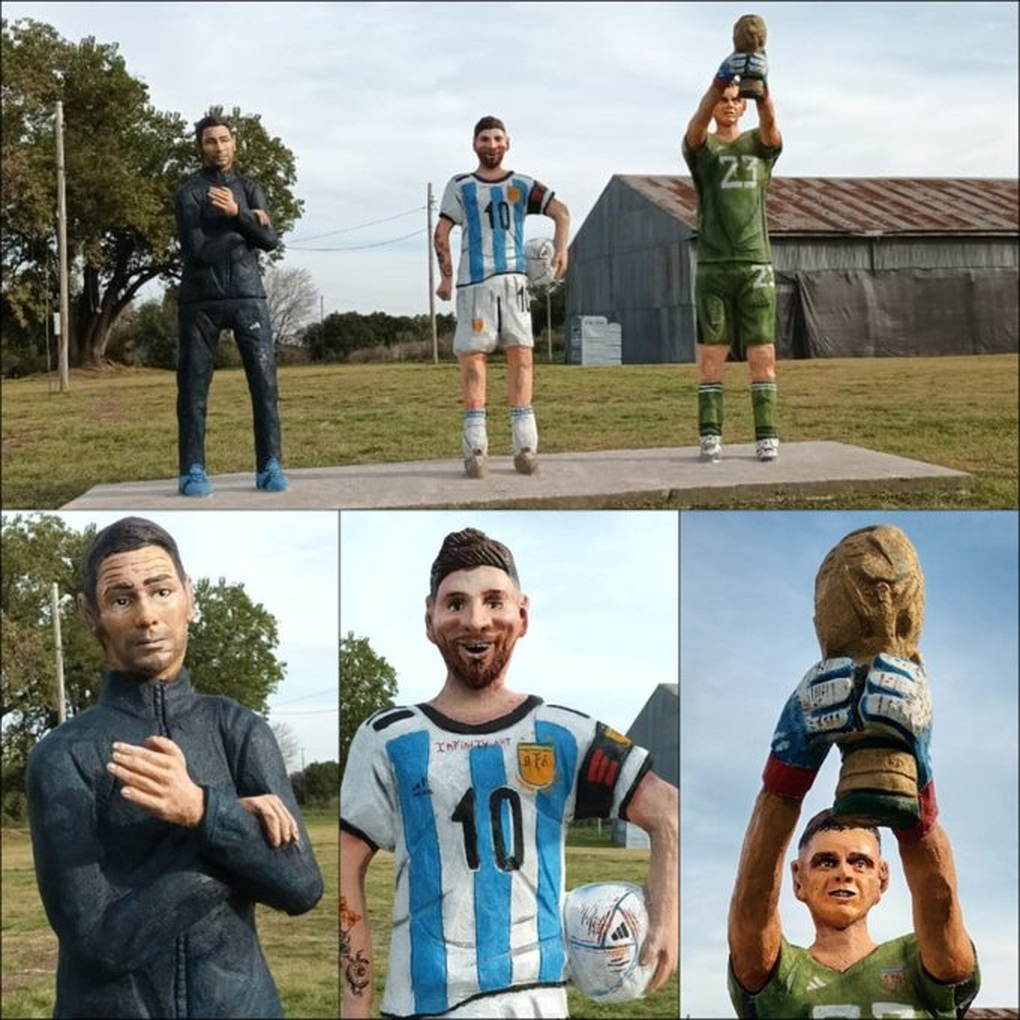 Cổ động viên chế giễu bức tượng của Messi ở Argentina - 1 Cổ động viên chế giễu bức tượng của Messi ở Argentina - 1