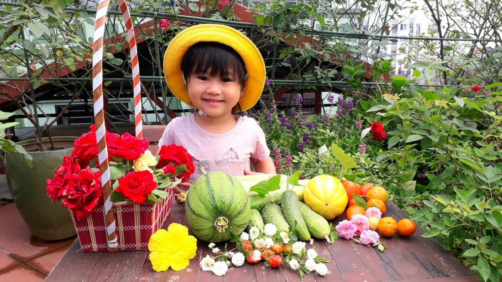Vườn rau trái sai trĩu quả như siêu thị nông sản của mẹ đảm Hà thành - 15