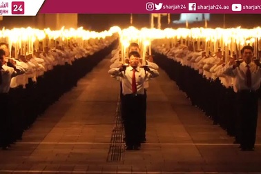 Hàng nghìn người tham gia đồng diễn đuốc độc đáo tại Triều Tiên