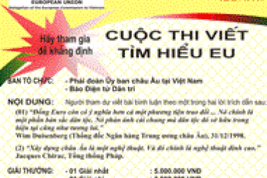 Cuộc thi “Viết tìm hiểu EU”: Đã chọn được giải nhất 