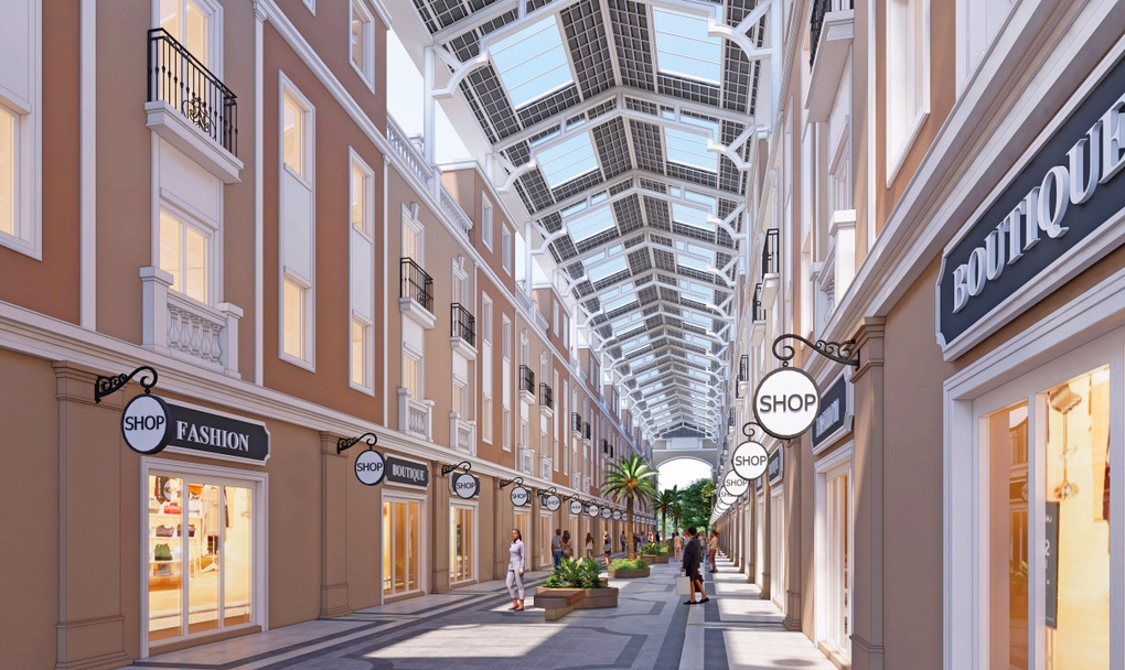 Sắp xuất hiện shophouse hai mặt tiền kết hợp phố đi bộ có mái che tại Nghệ An