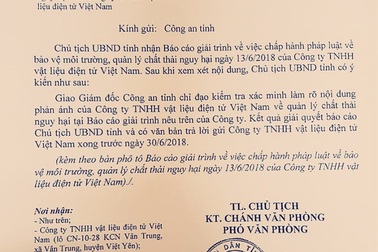 Ăn "trái đắng", doanh nghiệp báo cáo cả Bí thư và Chủ tịch tỉnh Bắc Giang!